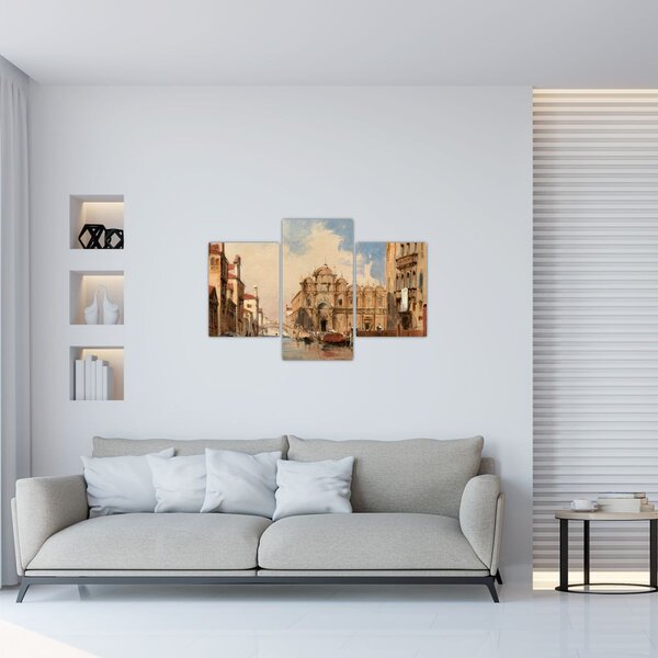 Slika - Jules-Romain Joyant, The Scuola di San Marco, Venice, reprodukcije (90x60 cm)