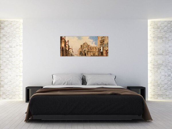 Slika - Jules-Romain Joyant, The Scuola di San Marco, Venice, reprodukcije (120x50 cm)