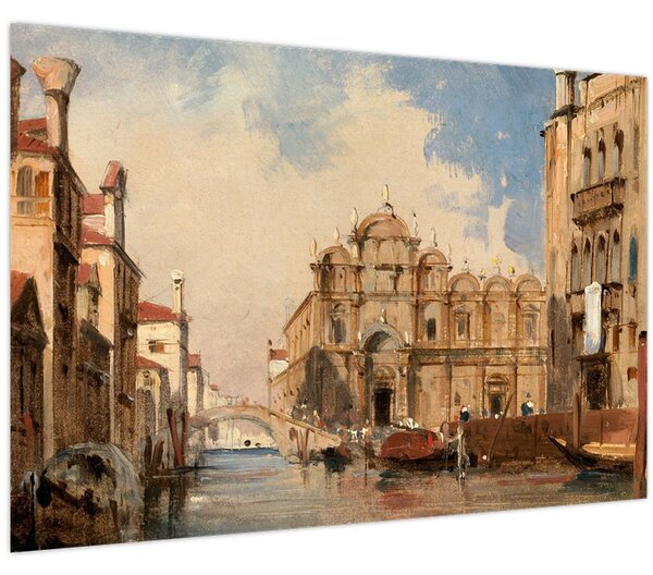 Slika - Jules-Romain Joyant, The Scuola di San Marco, Venice, reprodukcije (90x60 cm)