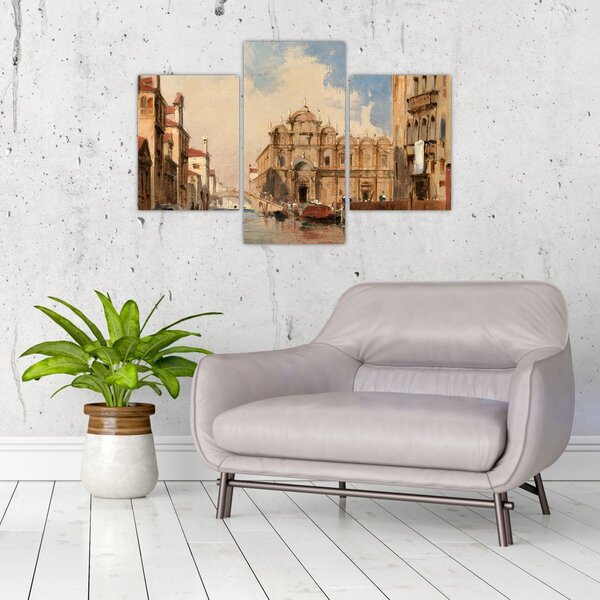 Slika - Jules-Romain Joyant, The Scuola di San Marco, Venice, reprodukcije (90x60 cm)