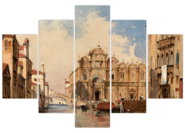 Slika - Jules-Romain Joyant, The Scuola di San Marco, Venice, reprodukcije (150x105 cm)