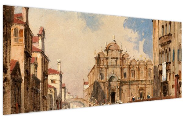 Slika - Jules-Romain Joyant, The Scuola di San Marco, Venice, reprodukcije (120x50 cm)