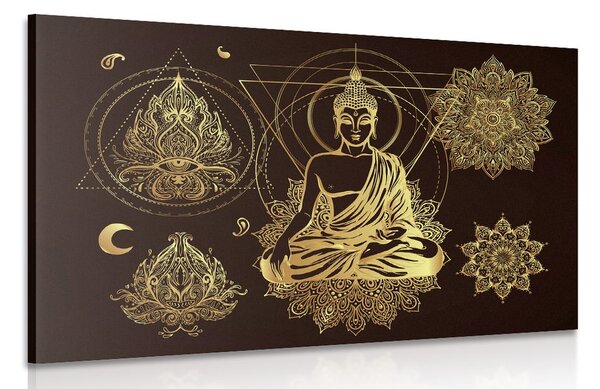 Slika zlatni Buddha