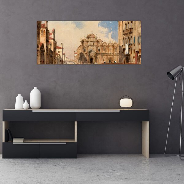 Slika - Jules-Romain Joyant, The Scuola di San Marco, Venice, reprodukcije (120x50 cm)