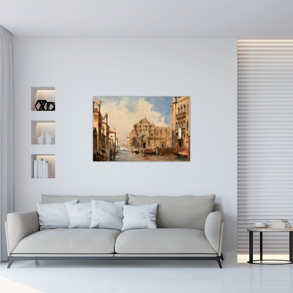 Slika - Jules-Romain Joyant, The Scuola di San Marco, Venice, reprodukcije (90x60 cm)