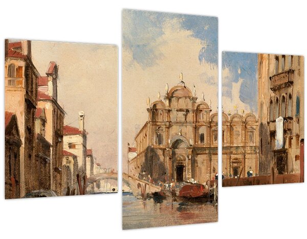 Slika - Jules-Romain Joyant, The Scuola di San Marco, Venice, reprodukcije (90x60 cm)