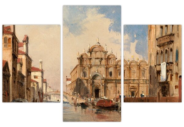 Slika - Jules-Romain Joyant, The Scuola di San Marco, Venice, reprodukcije (90x60 cm)