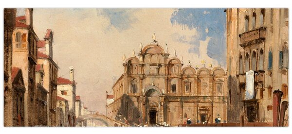 Slika - Jules-Romain Joyant, The Scuola di San Marco, Venice, reprodukcije (120x50 cm)