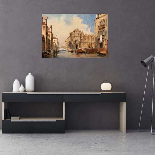 Slika - Jules-Romain Joyant, The Scuola di San Marco, Venice, reprodukcije (90x60 cm)