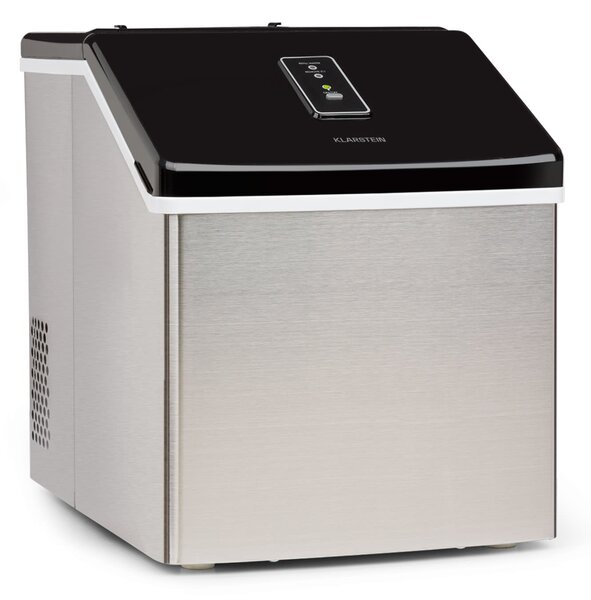 Klarstein Clearcube, ledomat, 13 kg / 24 h, nehrđajući čelik, crna