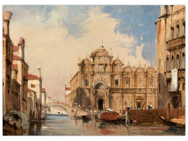 Slika - Jules-Romain Joyant, The Scuola di San Marco, Venice, reprodukcije (70x50 cm)