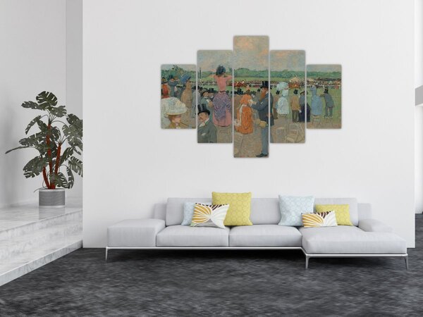 Slika - Jean-Louis Forain, The Races at Longchamp, reprodukcije (150x105 cm)