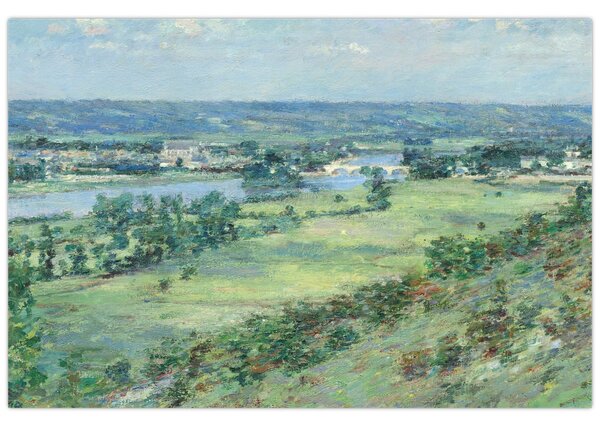 Slika - Theodore Robinson, The Valley of the Seine, From the Hills of Giverny, reprodukcije (90x60 cm)