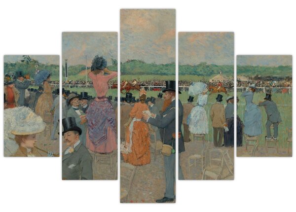 Slika - Jean-Louis Forain, The Races at Longchamp, reprodukcije (150x105 cm)