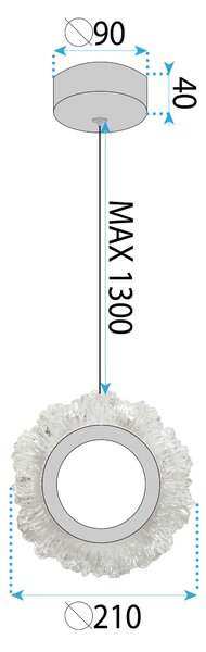 LED svijetiljka LHJ102-1CP GOLD