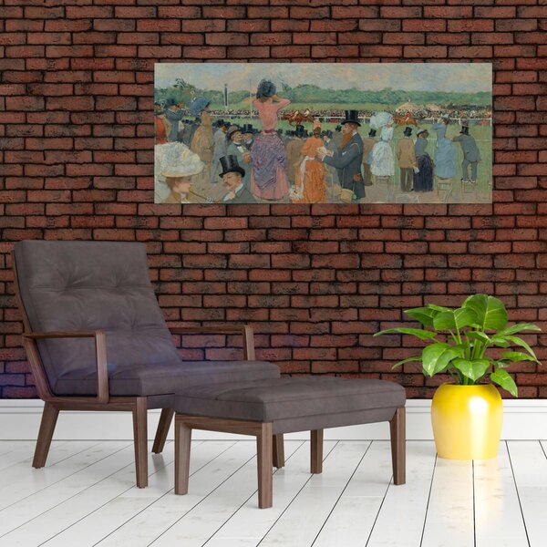 Slika - Jean-Louis Forain, The Races at Longchamp, reprodukcije (120x50 cm)