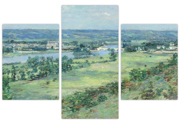 Slika - Theodore Robinson, The Valley of the Seine, From the Hills of Giverny, reprodukcije (90x60 cm)