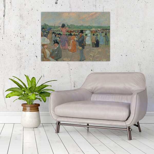 Slika - Jean-Louis Forain, The Races at Longchamp, reprodukcije (70x50 cm)