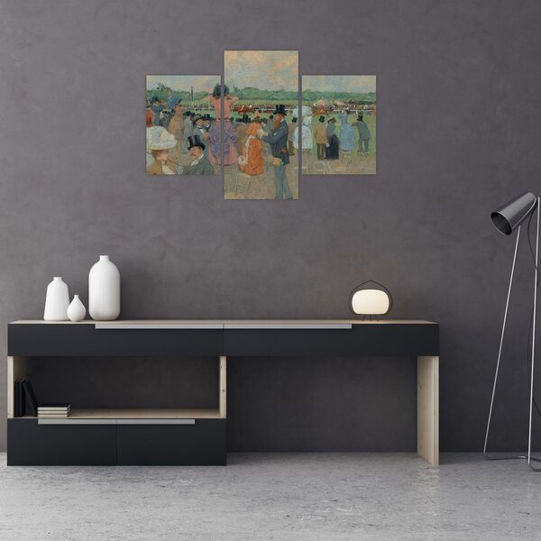 Slika - Jean-Louis Forain, The Races at Longchamp, reprodukcije (90x60 cm)