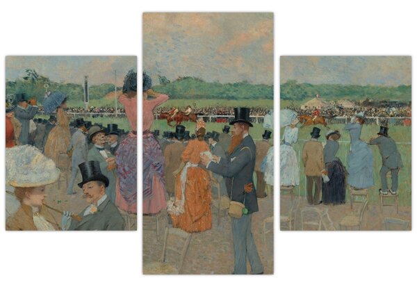Slika - Jean-Louis Forain, The Races at Longchamp, reprodukcije (90x60 cm)