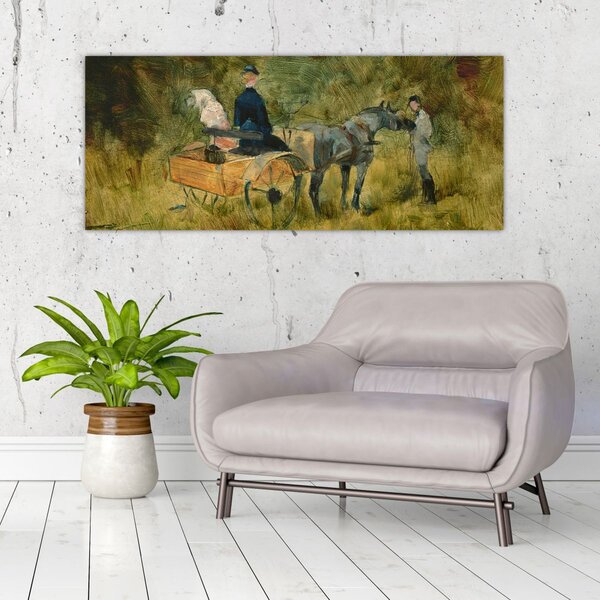 Slika - Henri de Toulouse-Lautrec, The Trap, reprodukcije (120x50 cm)