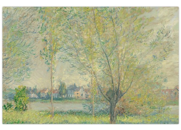 Slika - Claude Monet, The Willows, reprodukcije (90x60 cm)