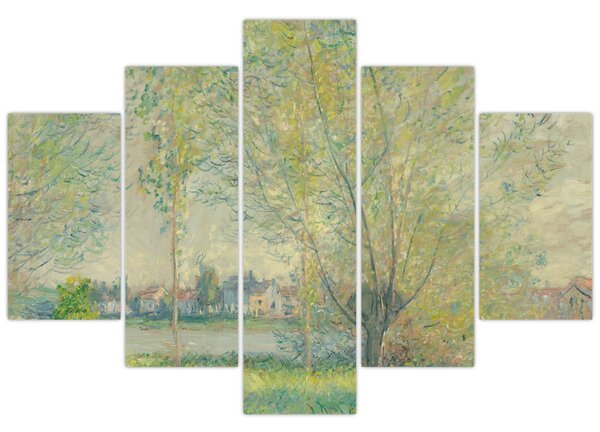 Slika - Claude Monet, The Willows, reprodukcije (150x105 cm)