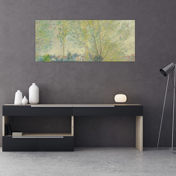 Slika - Claude Monet, The Willows, reprodukcije (120x50 cm)