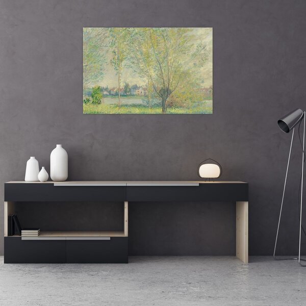 Slika - Claude Monet, The Willows, reprodukcije (90x60 cm)