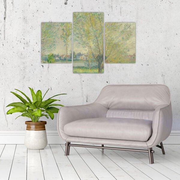 Slika - Claude Monet, The Willows, reprodukcije (90x60 cm)