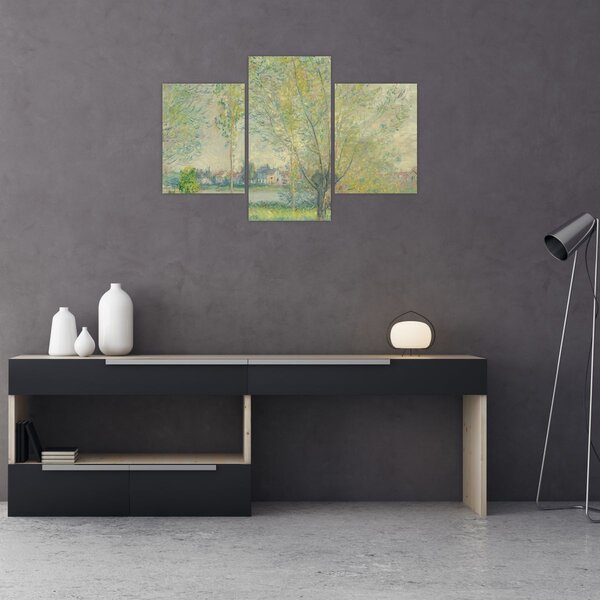 Slika - Claude Monet, The Willows, reprodukcije (90x60 cm)