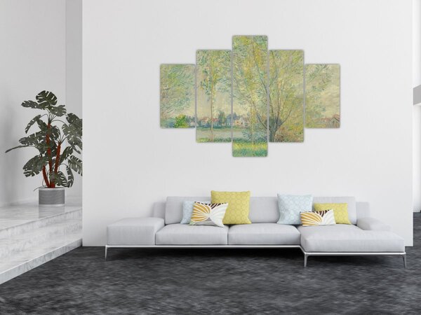Slika - Claude Monet, The Willows, reprodukcije (150x105 cm)