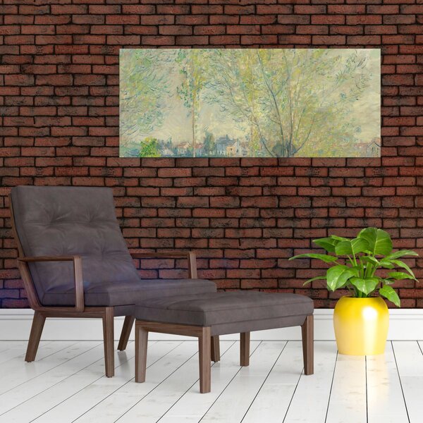 Slika - Claude Monet, The Willows, reprodukcije (120x50 cm)