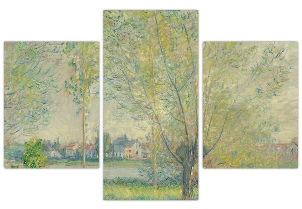 Slika - Claude Monet, The Willows, reprodukcije (90x60 cm)