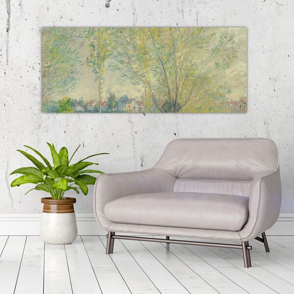 Slika - Claude Monet, The Willows, reprodukcije (120x50 cm)