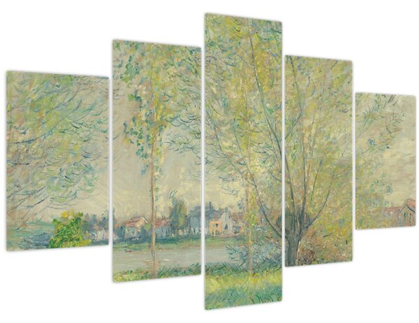 Slika - Claude Monet, The Willows, reprodukcije (150x105 cm)