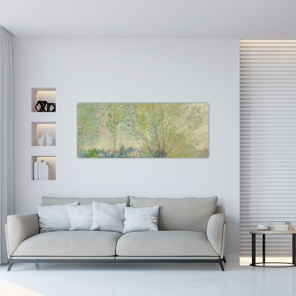 Slika - Claude Monet, The Willows, reprodukcije (120x50 cm)