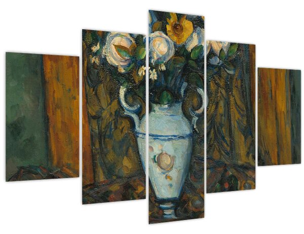 Slika - Paul Cézanne, Vase of Flowers, reprodukcije (150x105 cm)
