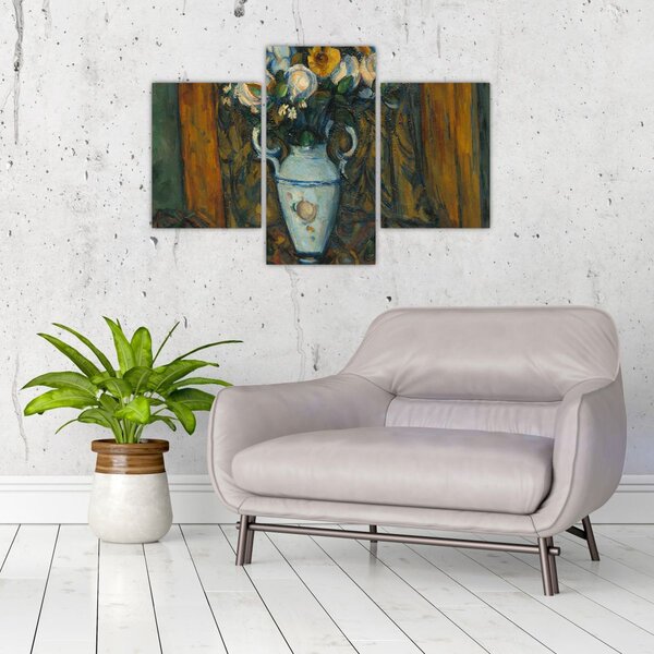 Slika - Paul Cézanne, Vase of Flowers, reprodukcije (90x60 cm)