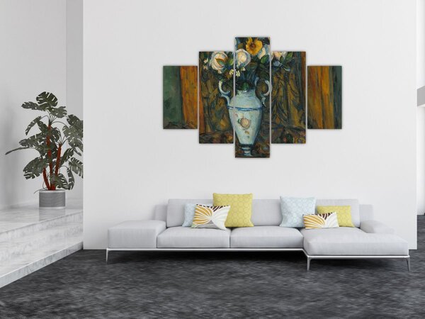 Slika - Paul Cézanne, Vase of Flowers, reprodukcije (150x105 cm)