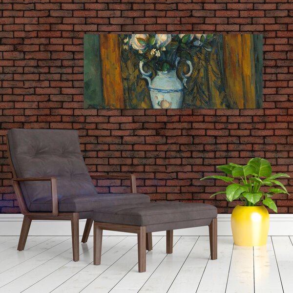 Slika - Paul Cézanne, Vase of Flowers, reprodukcije (120x50 cm)