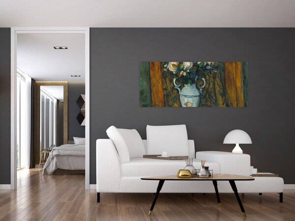 Slika - Paul Cézanne, Vase of Flowers, reprodukcije (120x50 cm)