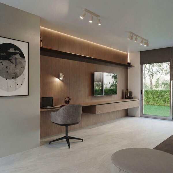 Stropna svjetiljka RING 3 taupe