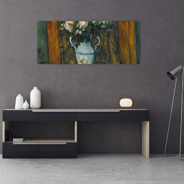 Slika - Paul Cézanne, Vase of Flowers, reprodukcije (120x50 cm)