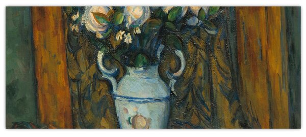 Slika - Paul Cézanne, Vase of Flowers, reprodukcije (120x50 cm)