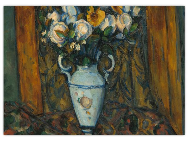 Slika - Paul Cézanne, Vase of Flowers, reprodukcije (70x50 cm)
