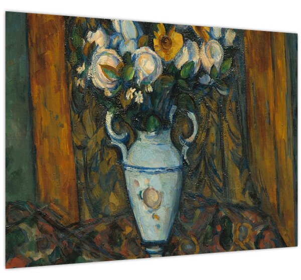 Slika - Paul Cézanne, Vase of Flowers, reprodukcije (70x50 cm)