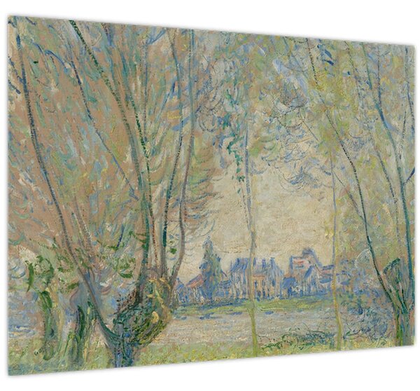 Slika - Claude Monet, Woman Seated under the Willows, reprodukcije (70x50 cm)