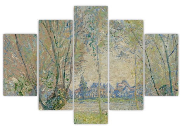 Slika - Claude Monet, Woman Seated under the Willows, reprodukcije (150x105 cm)