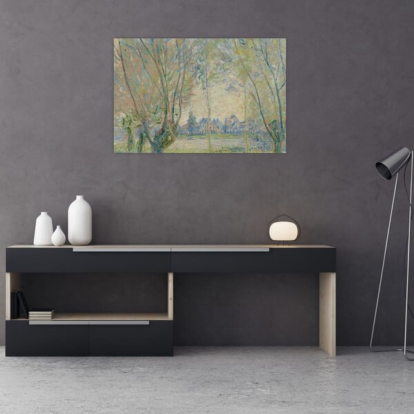 Slika - Claude Monet, Woman Seated under the Willows, reprodukcije (90x60 cm)